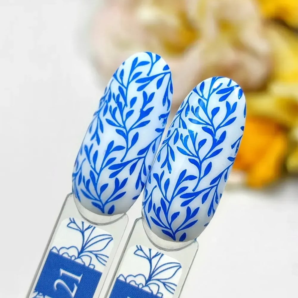 Лак для стемпінгу Crooz Stamping Nail Polish 021 синій 6 мл