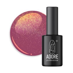 Гель-лак Adore Professional Cats Eye Ugly U-02 Corrode хамелеон бордово-сливовий із бронзовим відблиском 8 мл