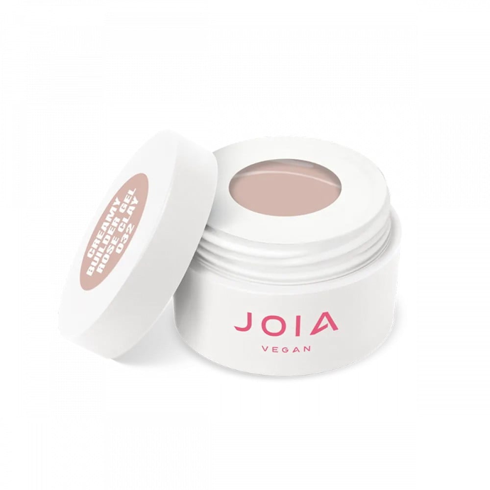 Гель моделюючий JOIA vegan Creamy Builder Gel Nude Carve 032 Rose Clay приглушений рожево-глиняний з легким бежевим підтоном 15 мл