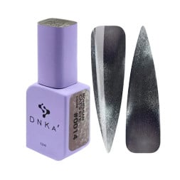 Гель-лак DNKa Polish Gel Bohemian Cats Eye 0014 сіро-фіолетовий з шимером 12 мл