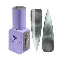 Гель-лак DNKa Polish Gel Bohemian Cats Eye 0016 сіро-блакитний з шимером 12 мл