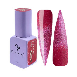 Гель-лак DNKa Polish Gel Cat Eye 0009 кислотно-малиновий 12 мл