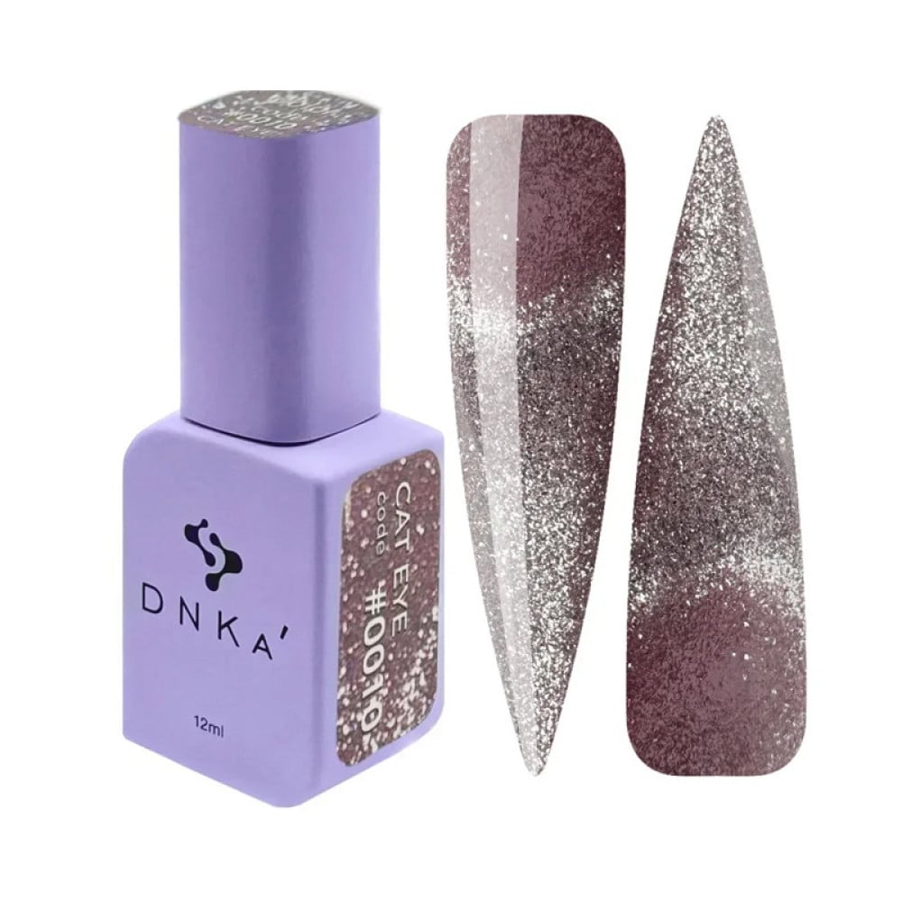 Гель-лак DNKa Polish Gel Cat Eye 0010 пильний пудровий 12 мл