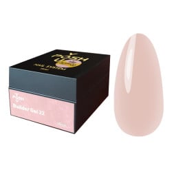 Гель для нарощування трифазний густий You POSH Builder Gel 22 бежево-рожевий нюд 15 мл