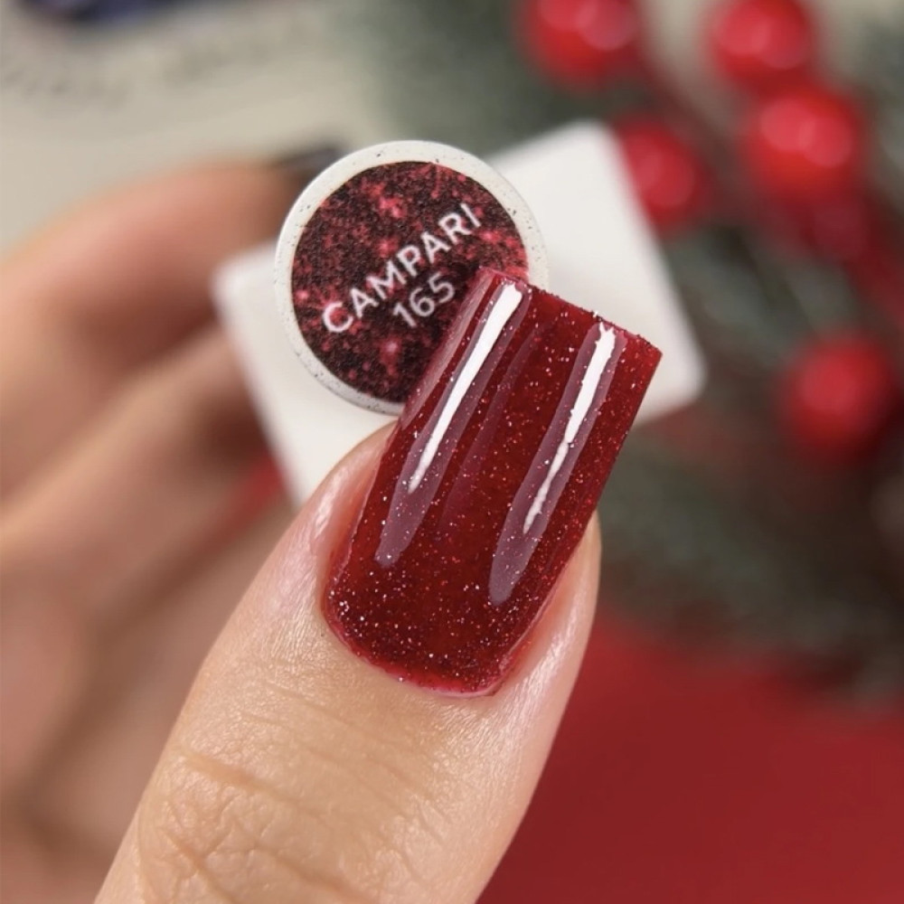Гель-лак Nails Of The Day Cocktails 165 Campari світловідбиваючий червоний 10 мл