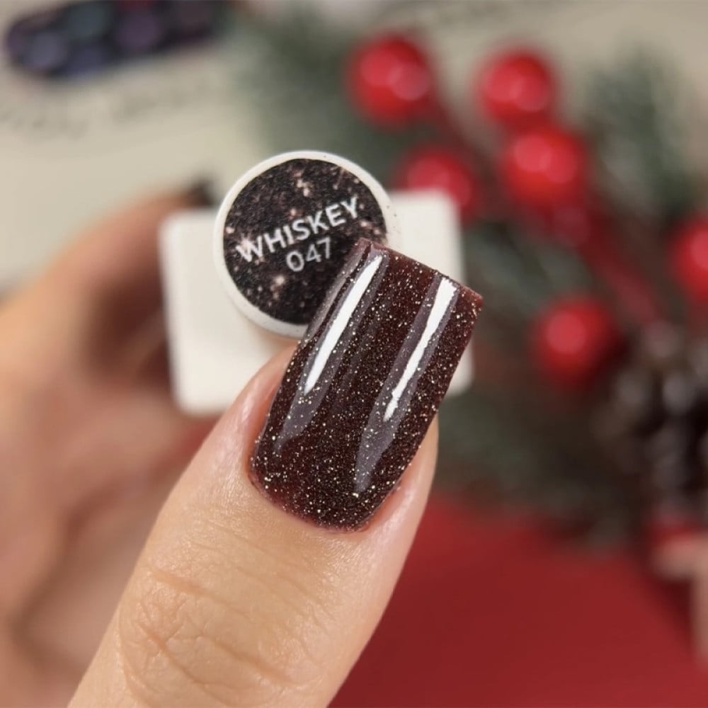 Гель-лак Nails Of The Day Cocktails 047 Whiskey світловідбиваючий коричневий 10 мл