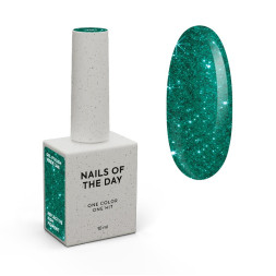 Гель-лак Nails Of The Day Cocktails 348 Verde світловідбиваючий зелений 10 мл