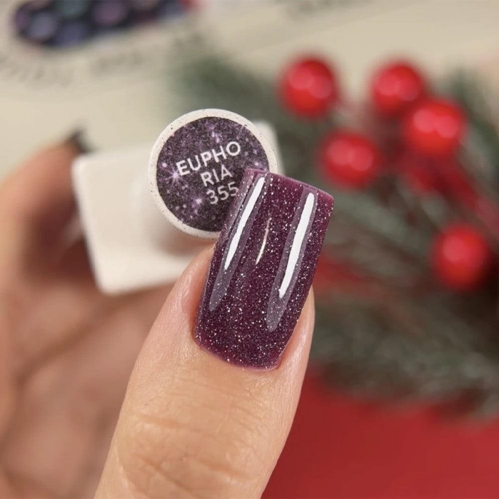 Гель-лак Nails Of The Day Cocktails 355 Euphoria світловідбиваючий фіолетовий 10 мл