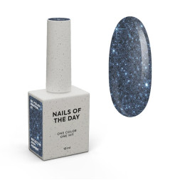 Гель-лак Nails Of The Day Cocktails 311 Aviation світловідбиваючий синьо-сірий 10 мл