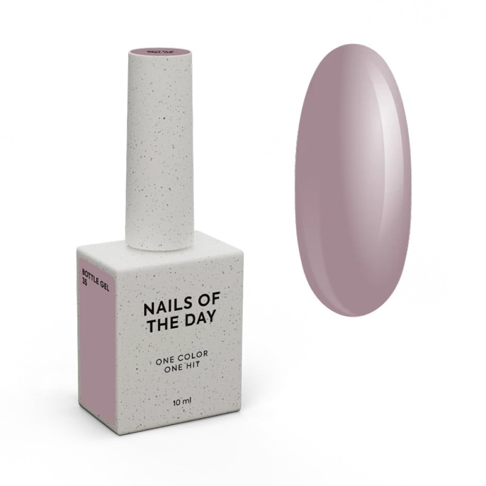 Гель Nails Of The Day Bottle Gel 35 з пензликом пильно-ліловий 10 мл