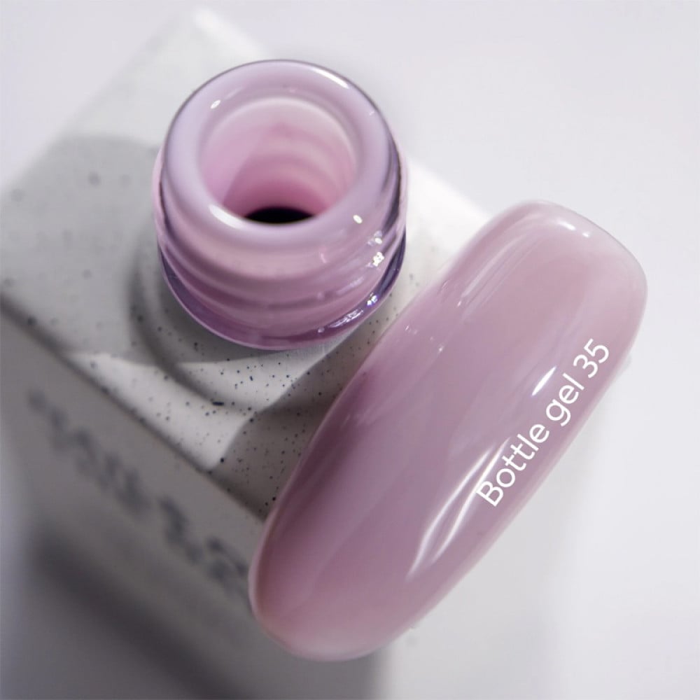 Гель Nails Of The Day Bottle Gel 35 з пензликом пильно-ліловий 10 мл