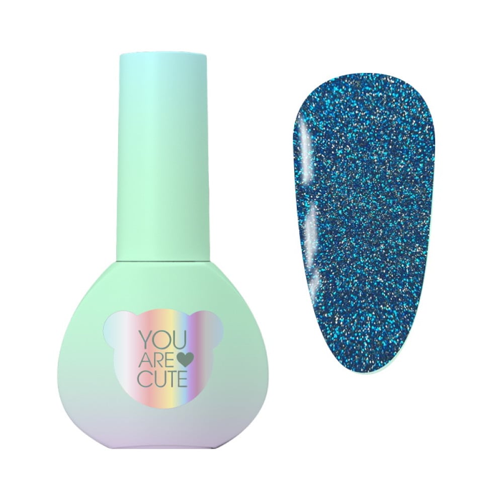 Гель-лак You Are Cute Color Gel 141 світловідбиваючий глибокий синій 5 мл