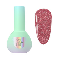 Гель-лак You Are Cute Color Gel 146 світловідбиваючий приглушено-рожевий 5 мл