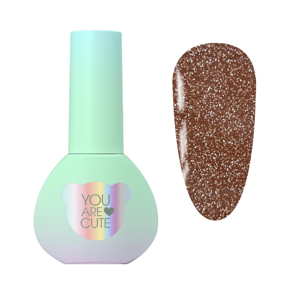 Гель-лак You Are Cute Color Gel 148 світловідбиваючий молочний шоколад 5 мл