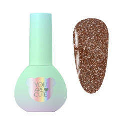 Гель-лак You Are Cute Color Gel 148 світловідбиваючий молочний шоколад 5 мл