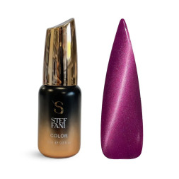 Гель-лак Steffani Color Gel Polish Cat Eye Mystic 04 рожево-фіолетовий 9 мл