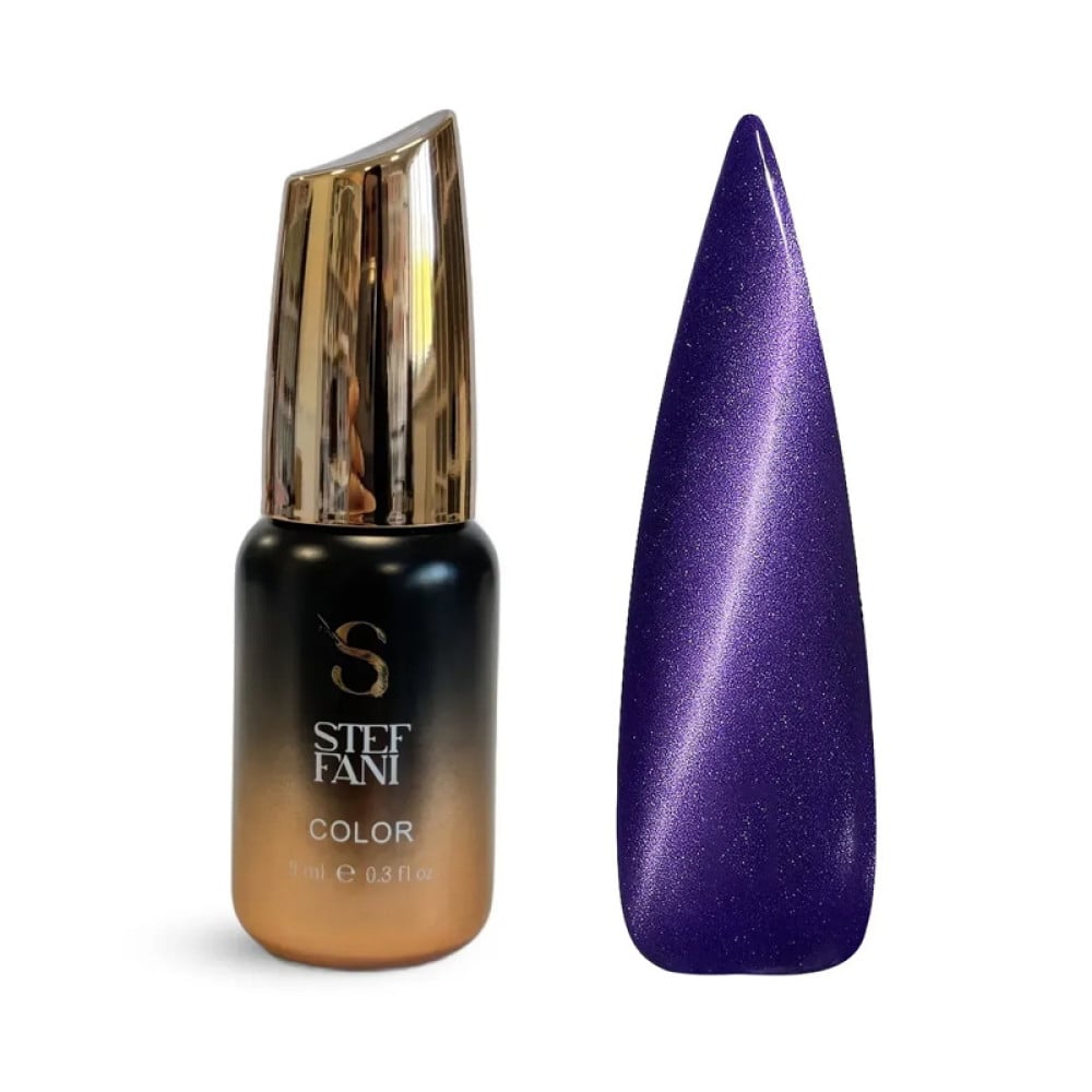 Гель-лак Steffani Color Gel Polish Cat Eye Mystic 05 фіолетовий 9 мл