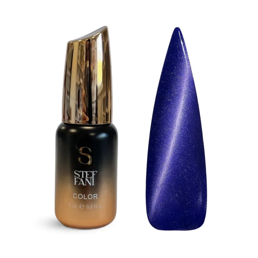 Гель-лак Steffani Color Gel Polish Cat Eye Mystic 06 синій 9 мл