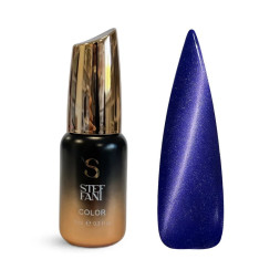 Гель-лак Steffani Color Gel Polish Cat Eye Mystic 06 синій 9 мл