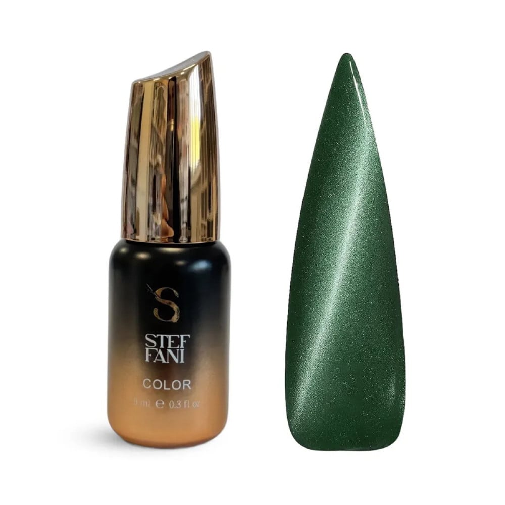 Гель-лак Steffani Color Gel Polish Cat Eye Mystic 07 смарагдовий 9 мл