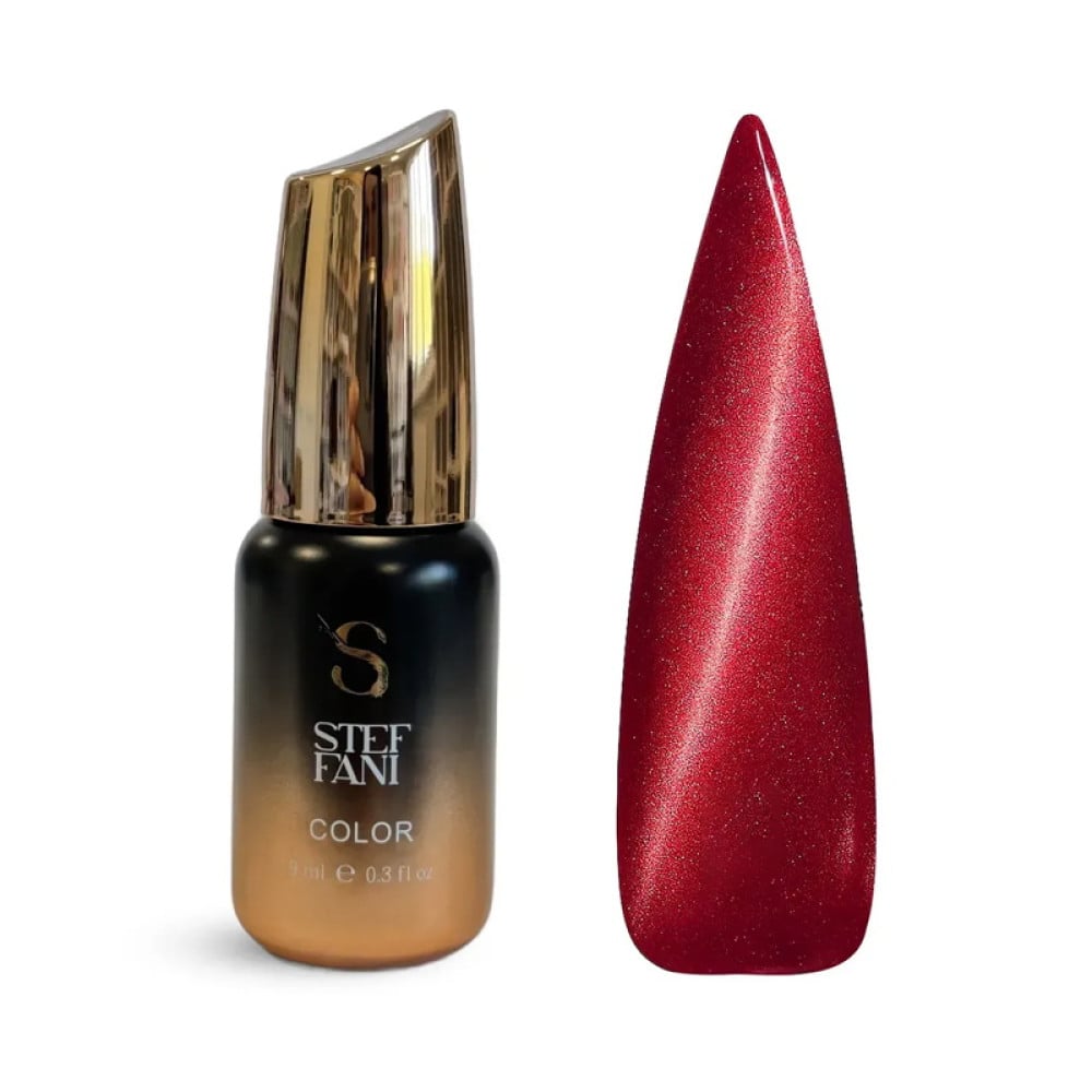 Гель-лак Steffani Color Gel Polish Cat Eye Mystic 08 ягідний 9 мл