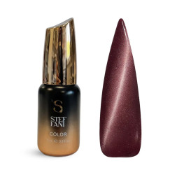 Гель-лак Steffani Color Gel Polish Cat Eye Mystic 10 шоколадно-сливовий 9 мл