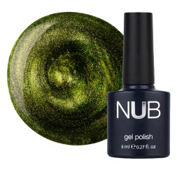 Гель-лак NUB Mystery 9D 16 Jade магнітний золотисто-оливковий 8 мл