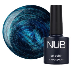 Гель-лак NUB Mystery 9D 17 Titan магнітний синьо-блакитний 8 мл