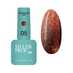 Гель-лак Siller Professional Chocolate Cat 05 терракотово-шоколадный 8 мл