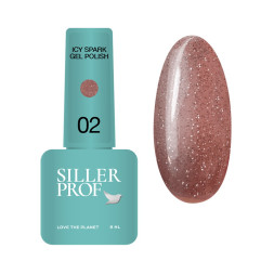 Гель-лак Siller Professional Icy Spark 02 світловідбиваючий какао 8 мл Гель-лак Siller Professional Icy Spark 02 світловідбиваючий какао 8 мл