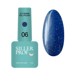 Гель-лак Siller Professional Icy Spark 06 світловідбиваючий синій 8 мл Гель-лак Siller Professional Icy Spark 06 світловідбиваючий синій 8 мл