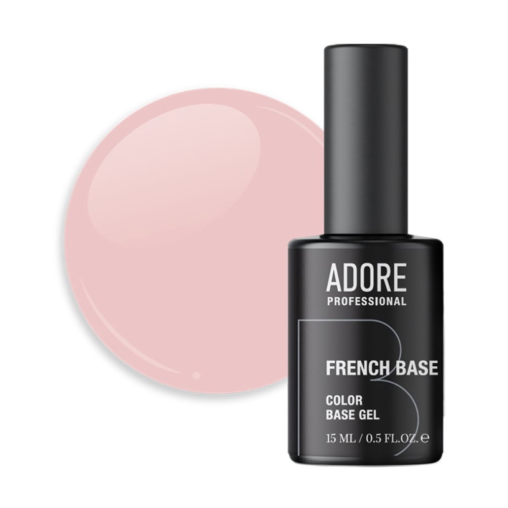 База камуфлююча Adore Professional French Base 08 Natural рожевий натуральний 15 мл