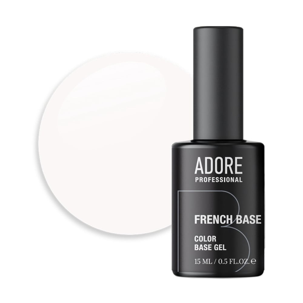 База камуфлююча Adore Professional French Base 09 Milky класичний молочний 15 мл