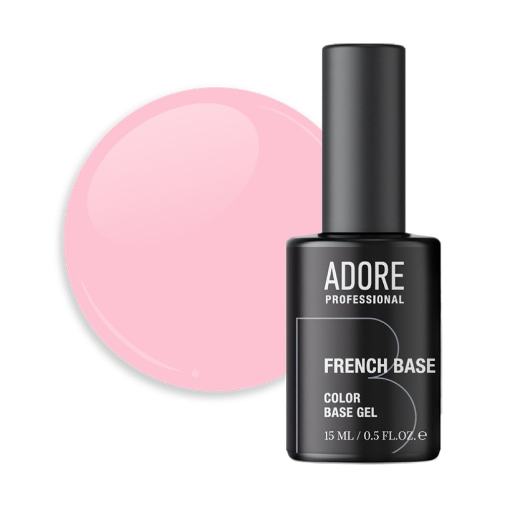 База камуфлююча Adore Professional French Base 14 Baby Pink світло-рожевий 15 мл