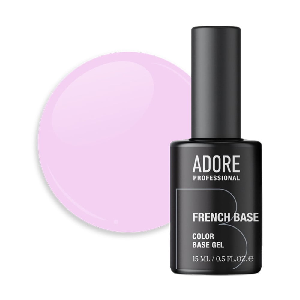 База камуфлююча Adore Professional French Base 15 Baby Blush рожево-бузковий 15 мл
