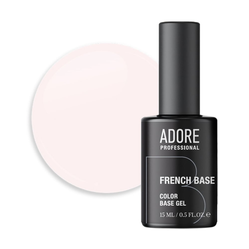 База камуфлююча Adore Professional French Base 18 Ivory рожево-молочний 15 мл