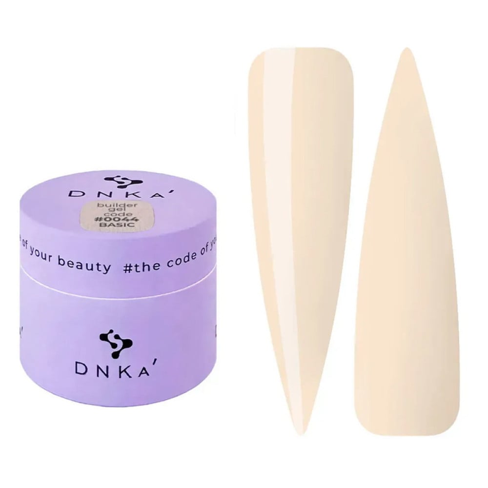 Гель для моделювання DNKa Builder Gel Basic 0044 світлий нюд 15 мл