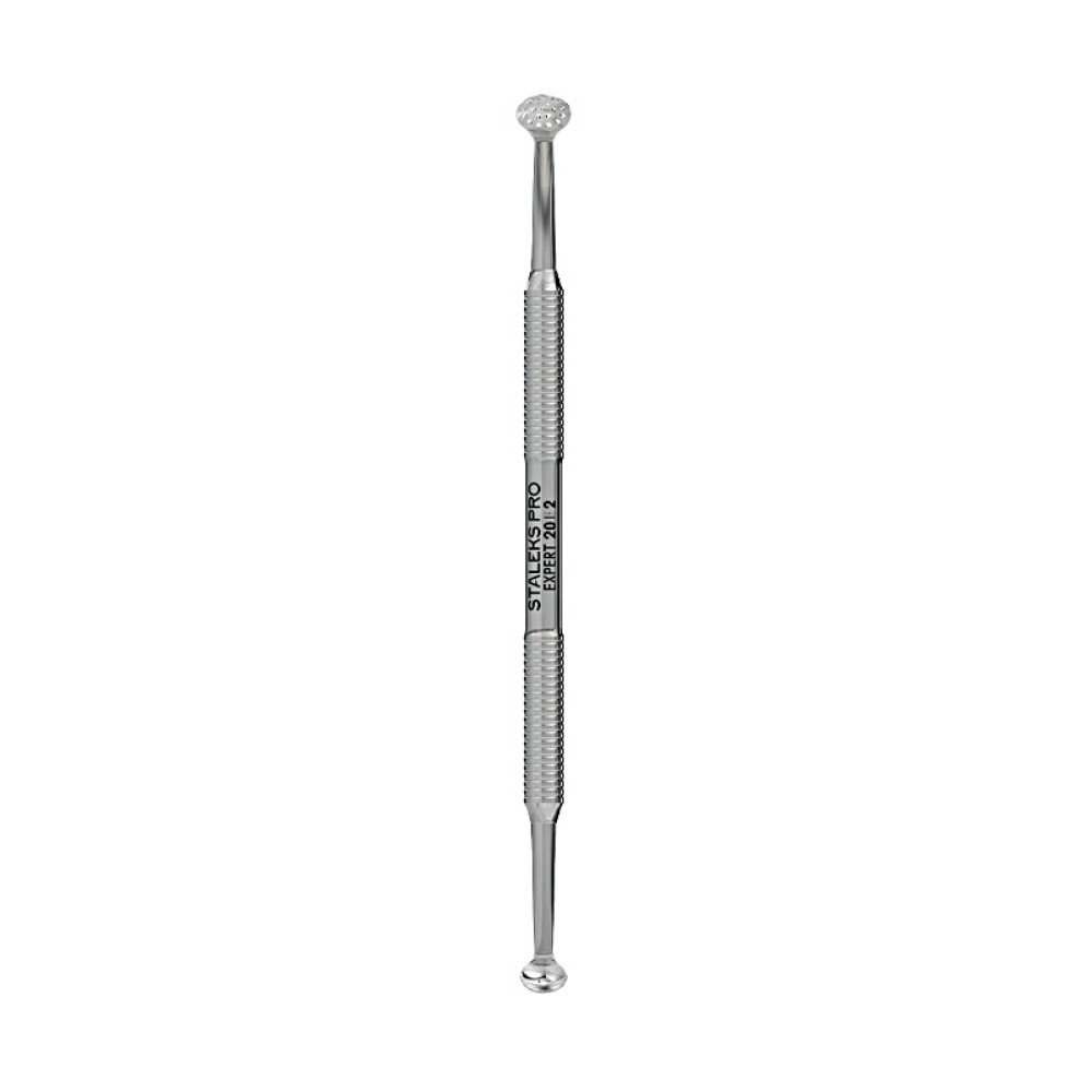 Ложка косметологічна Staleks PRO Expert 20 Type 2. двостороння. УНО та кругла шумівка