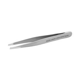 Пінцет для брів Staleks PRO Expert 10 Type 4. вузькі скошені кромки. 9 см