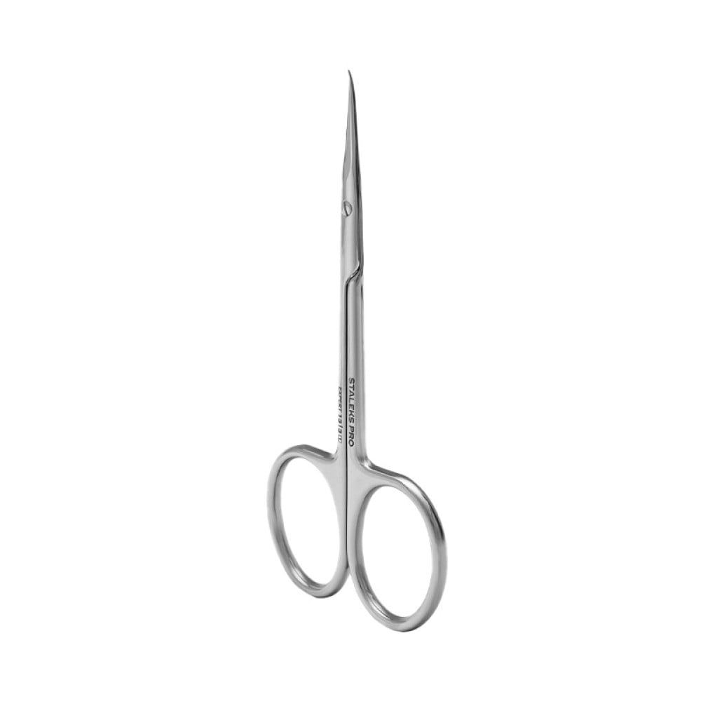 Ножницы для кутикулы Staleks PRO Expert 13 Type 3 профессиональные для левши лезвия в форме крючка 25 мм