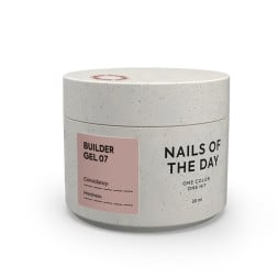 Гель будівельний Nails Of The Day Builder Gel 07 коричневий 30 мл