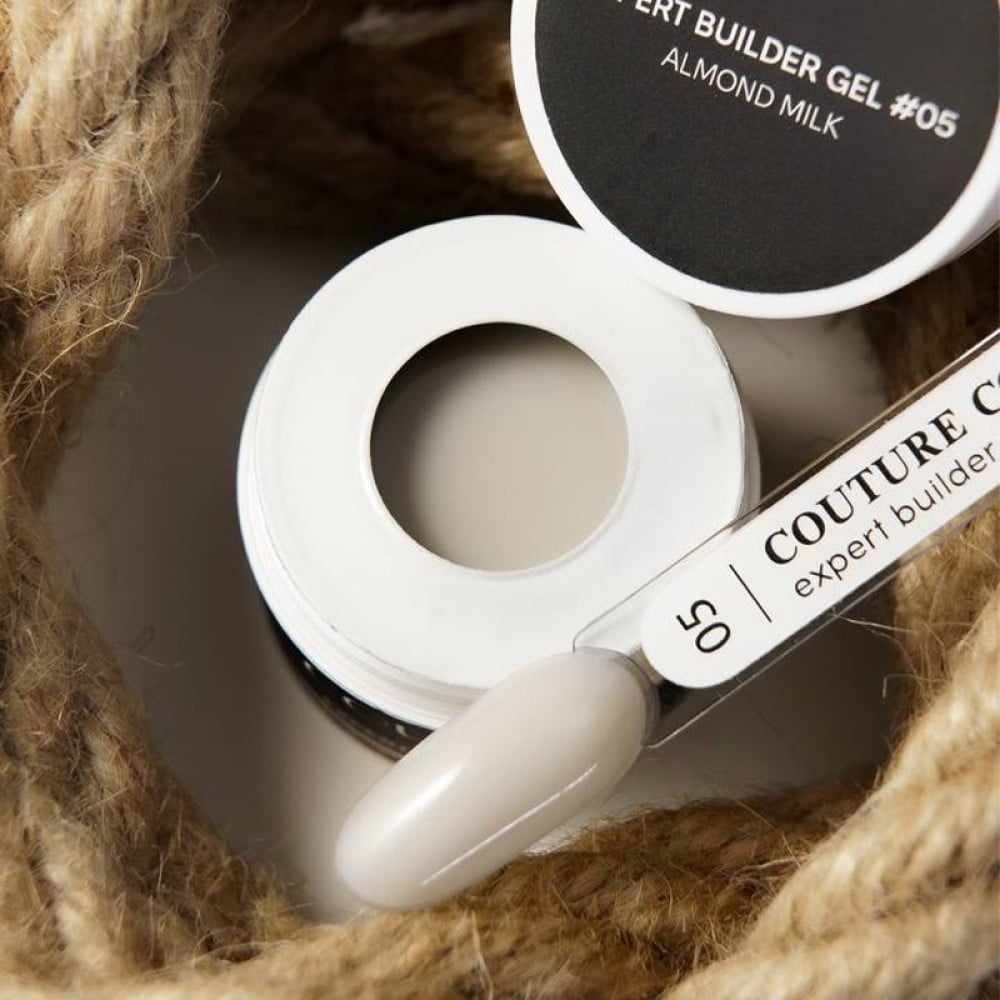 Білдер-гель трифазний Couture Color Expert Builder Gel 05 Almond Milk для нарощування мигдальне молоко 15 мл
