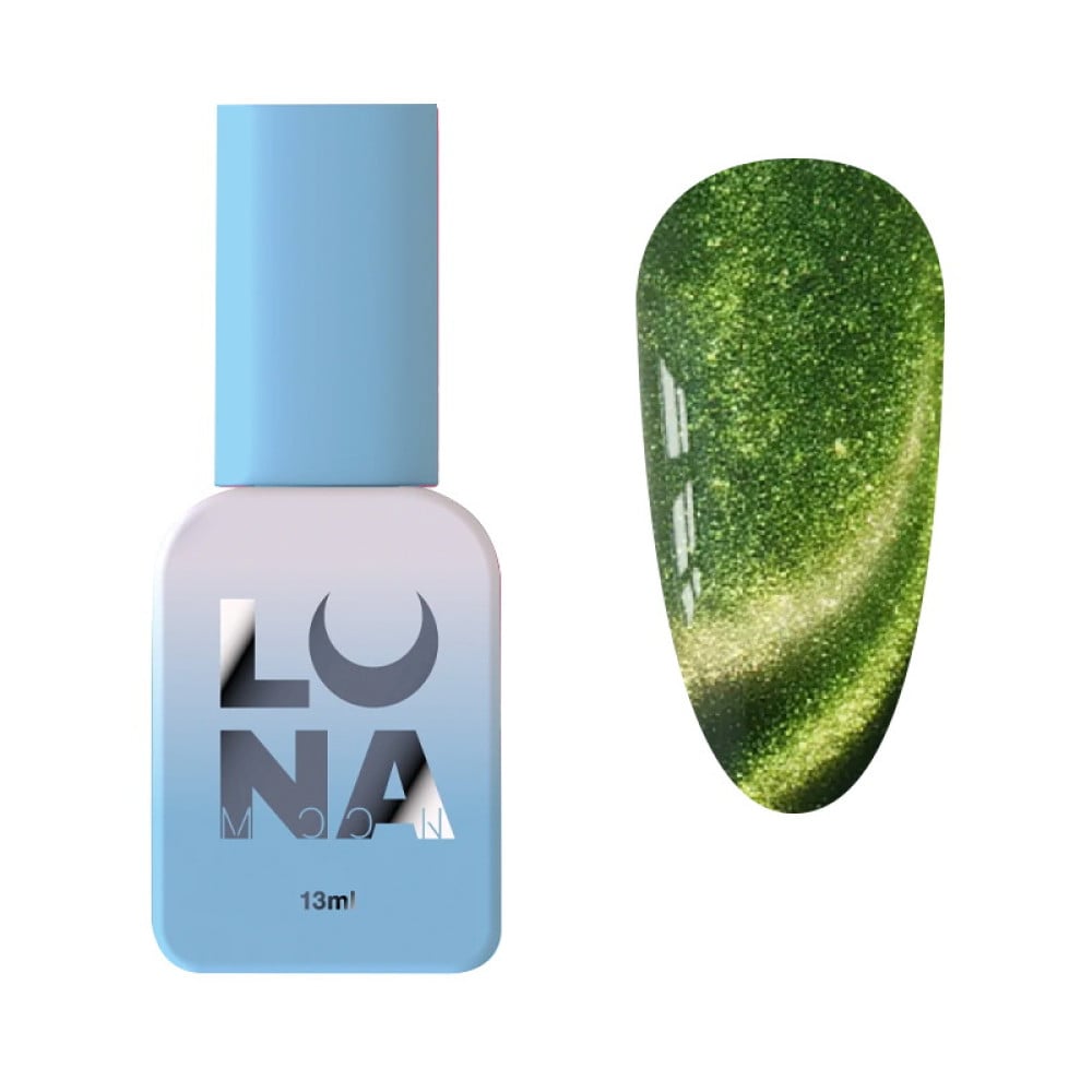 Гель-лак Luna Color Cat Eye Lumina 267 оливково-зелений 8 мл