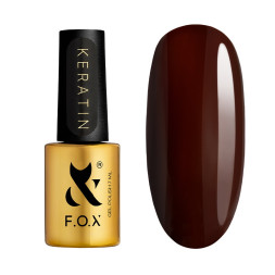 Гель-лак F.O.X Keratin Fashion Capsule 005 теплий глибокий коричневий 7 мл