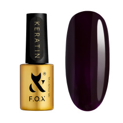 Гель-лак F.O.X Keratin Fashion Capsule 006 темний фіолетово-баклажановий 7 мл
