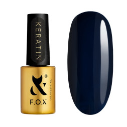 Гель-лак F.O.X Keratin Fashion Capsule 009 темний холодний синій 7 мл