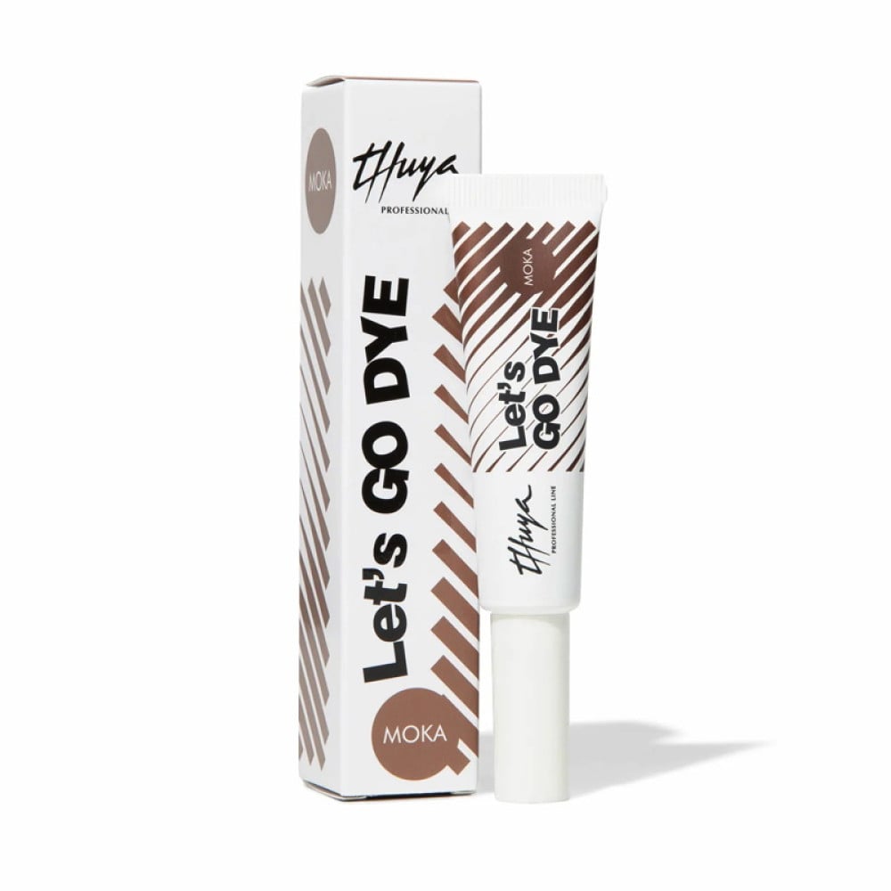 Фарба для брів Thuya Professional Lets Go Dye Moka прямої дії колір мокка 11 мл