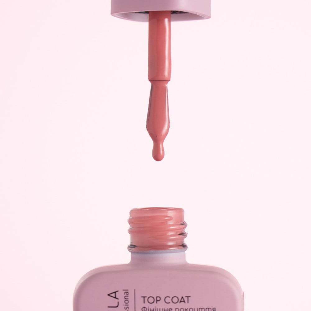 Топ для гель-лаку без липкого шару Nails Molekula Peach No Sticky Top персик 12 мл