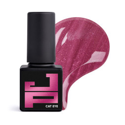 Гель-лак Jerden Proff Cat Eye 003 Carmine малиновая фуксия 5 мл