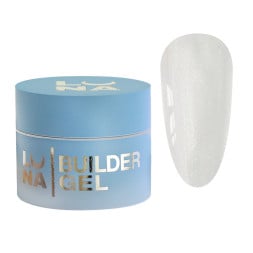 Гель для наращивания Luna Unicorn Shimmer Gel 05 молочный с шиммером 15 мл